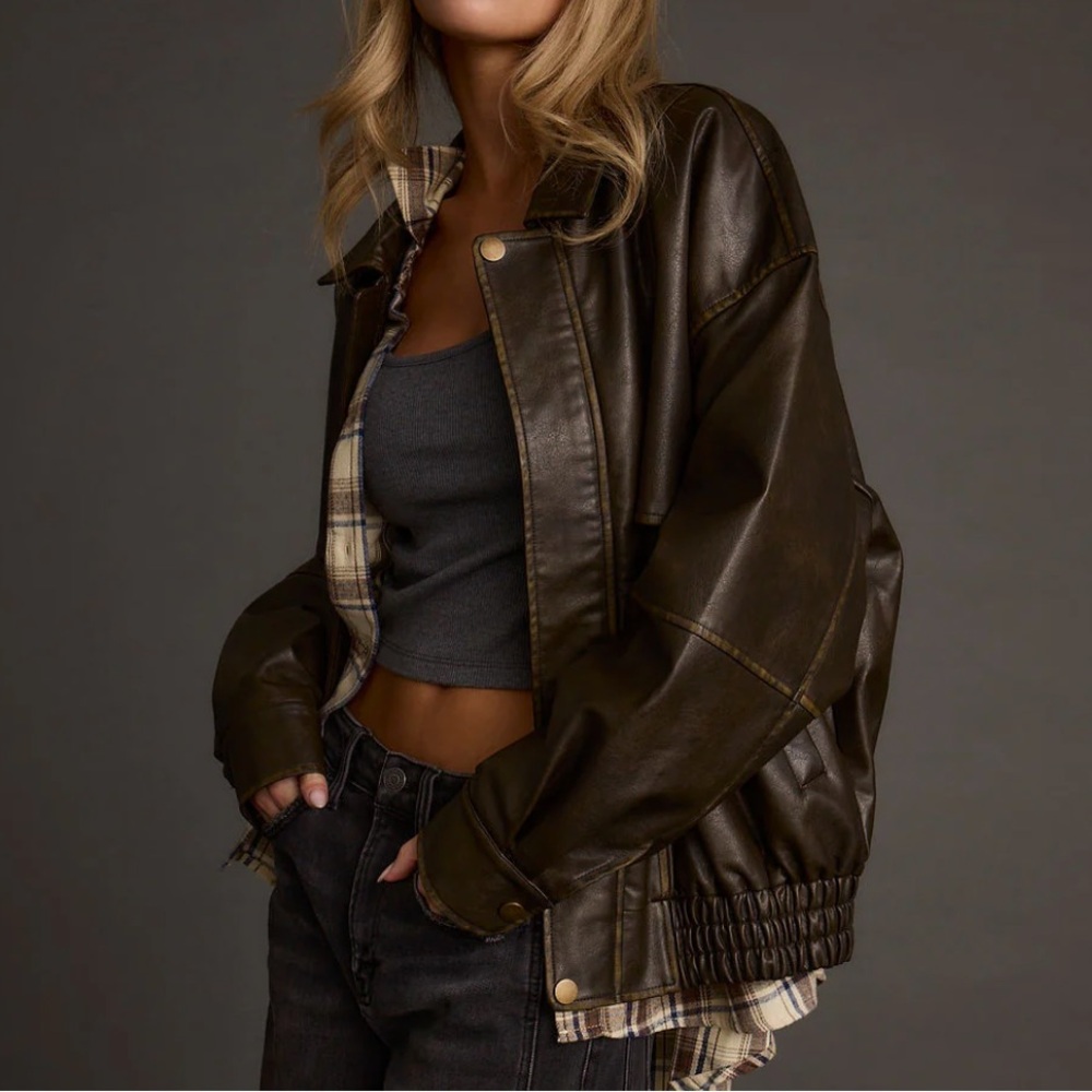 NEW 12th tribe leather jacket